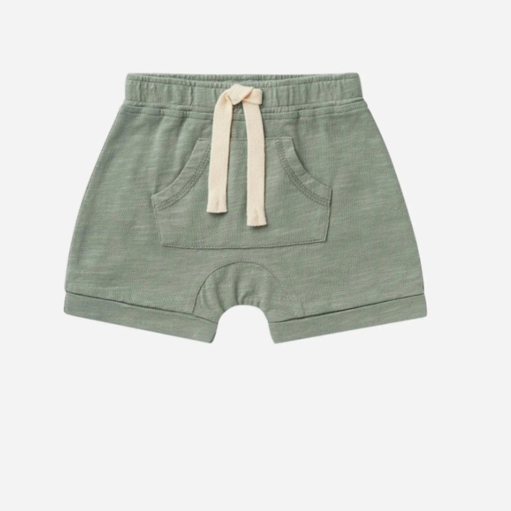 Rylee + Cru Green Shorts with Drawstring